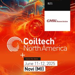 GMW is exhibiting at Coiltech North America June 11-12 in Novi, MI